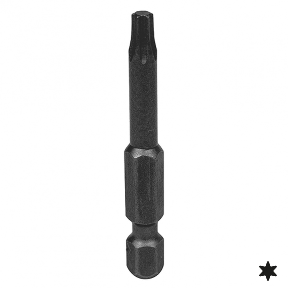 Вставка (бита) торцевая 1/4", Torx, Т6, L = 50 мм, для шуруповерта KING TONY 715006T